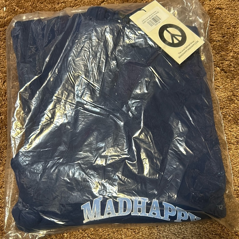 NWT MADHAPPY SIERRA CANYON SWEATPANTS IN BLUE SIZE M